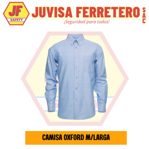 CAMISA OXFORD M/LARGA CELESTE