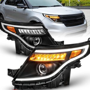 Farolas Luz LED Negros Ford Explorer