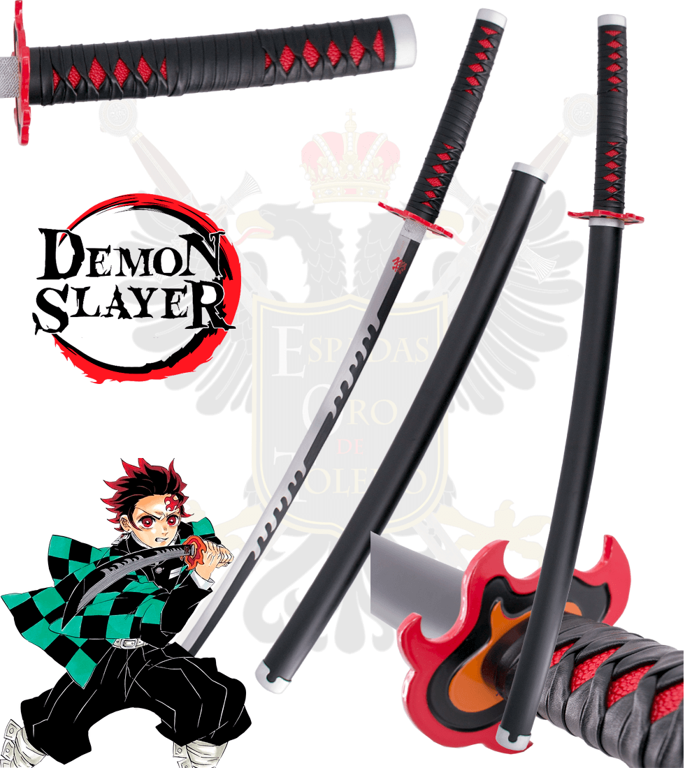 Katana Mingshao empuñada por Kamado Tanjirou de Demon Slayer
