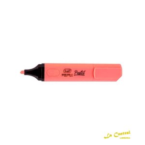 Trabi Resaltador Chato Pastel Coral